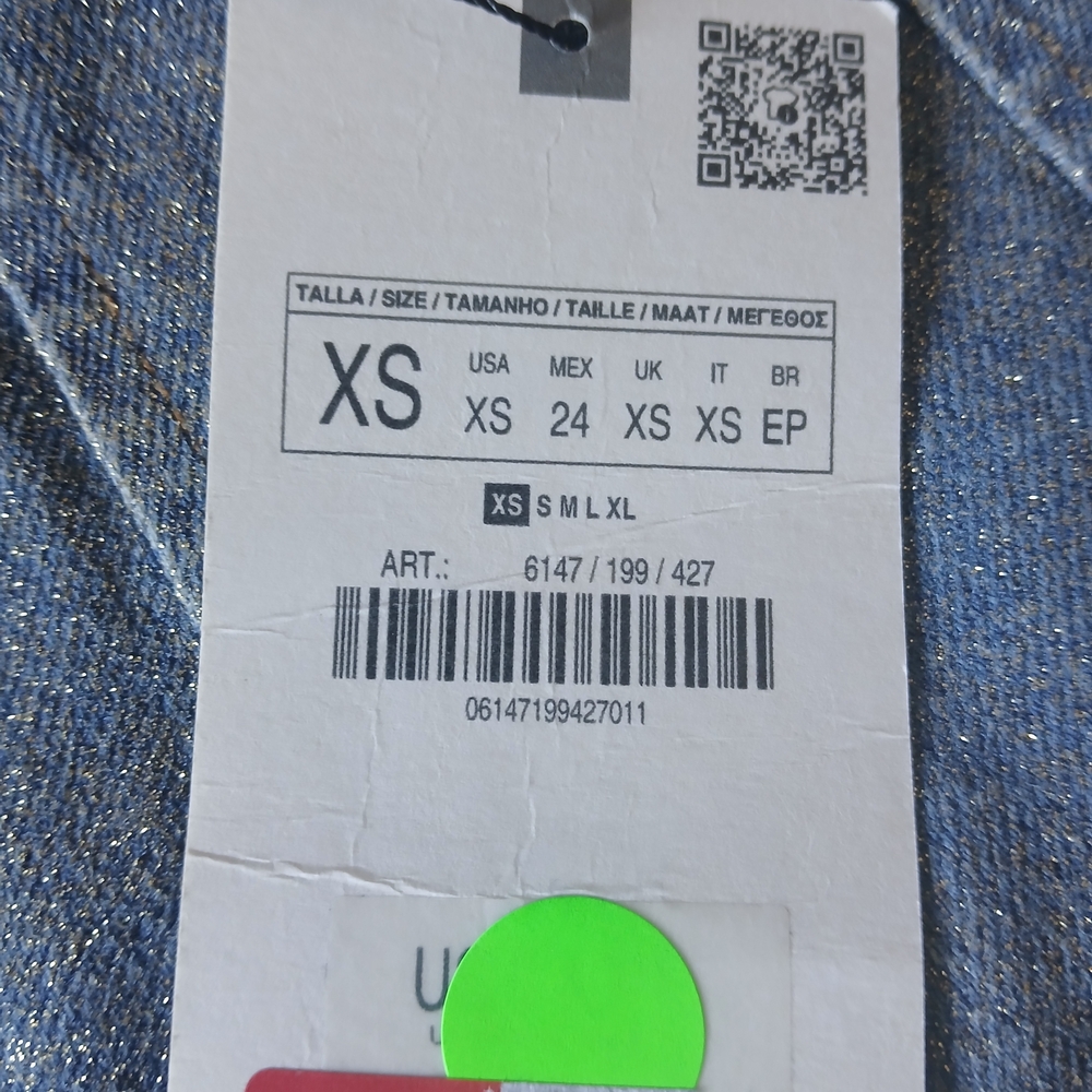 Zara Blue Denim Skirt - Picture 4 of 4